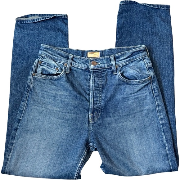 MOTHER The Tomcat Ankle “Roasting Nuts” Jeans 🌞 Embroidered Sun | Size 28 - Picture 7 of 16